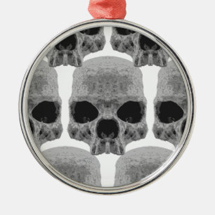 Goth-Schädel Ornament Aus Metall