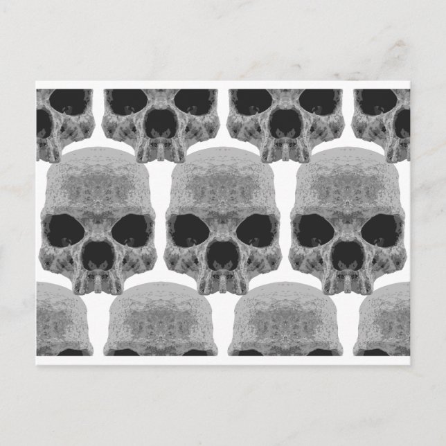 Goth-Schädel Postkarte (Vorderseite)