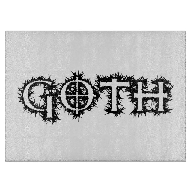 Goth Schneidebrett (Vorderseite)