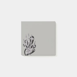 Goth Skeleton Hand Creepy Ghosts Post-it Klebezettel