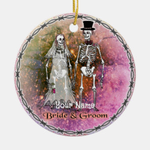 Goth Skeleton ornements Mariages