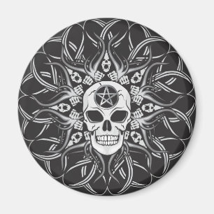 Goth Skull Magnet