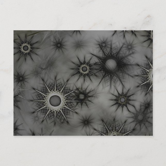 Goth Snowflake Postkarte (Vorderseite)