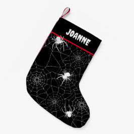 Goth Spiders und Cobnets Halloween Kleiner Weihnachtsstrumpf
