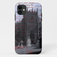 Goth Spuk Friedhof iPhone Case-Mate