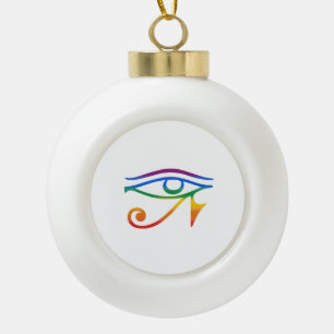 Goth Stolz Keramik Kugel-Ornament