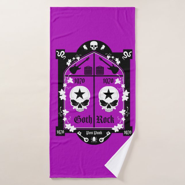 Goth Subculture Fashion Badehandtuch (Badehandtuch)