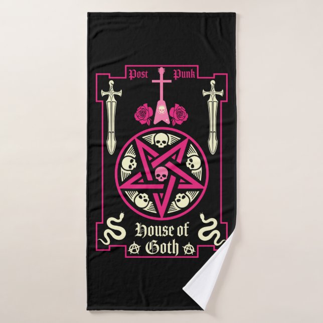 Goth Subculture Post Punk Music Badehandtuch (Badehandtuch)