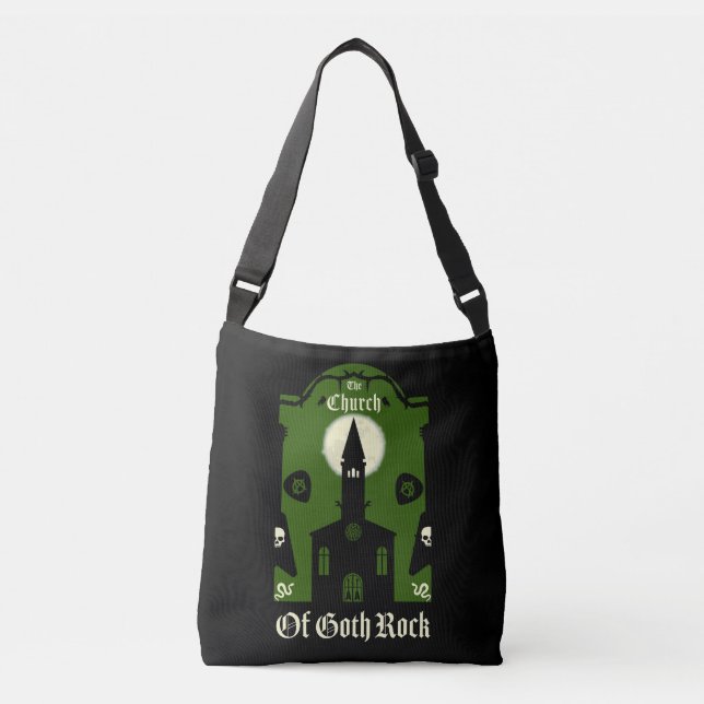 Goth Subculture Post Punk Music Tragetaschen Mit Langen Trägern (Vorderseite)