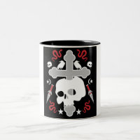 Goth Subkultur Skull und Cross