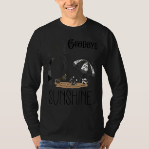 Goth Summer Ästhetik Grunge Gothic Beach Umbrella T-Shirt