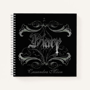 Goth-Tagebuch Personalisiert Notizbuch