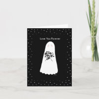 Goth Valentine Jubiläum Creepy Niedlich Ghost Boo