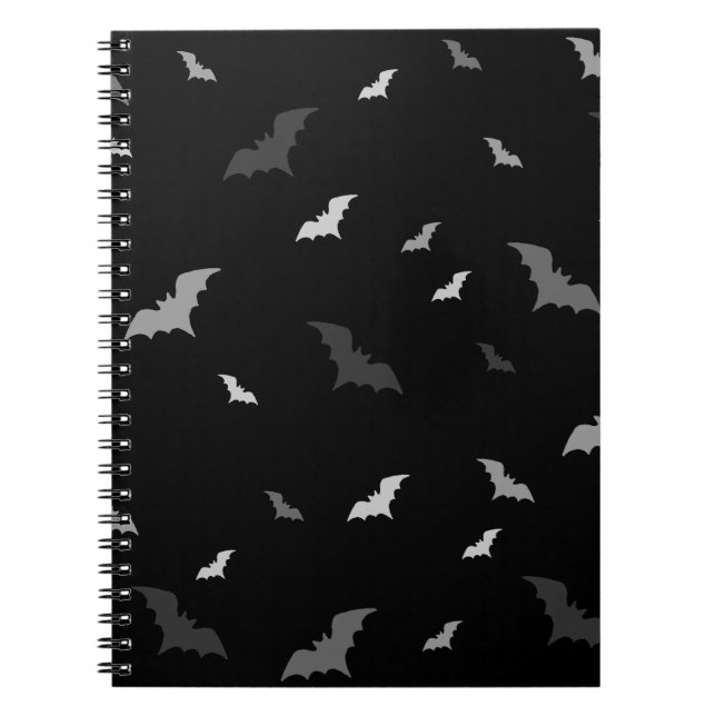Goth-Vampir-Fledermäuse-Notizbuch Notizblock (Vorderseite)
