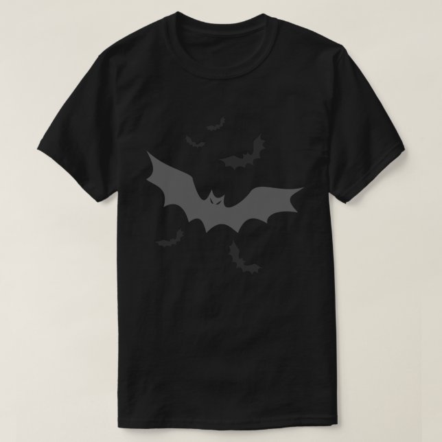 Goth Vampire Bats T-Shirt (Design vorne)