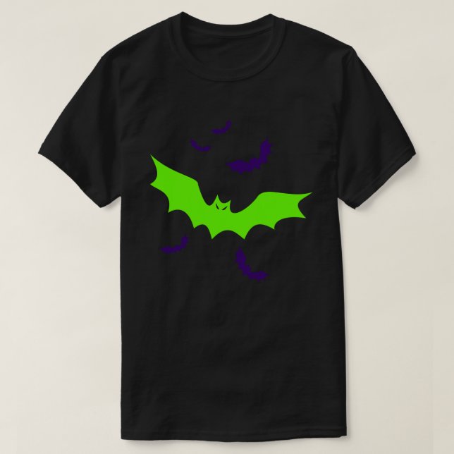 Goth Vampire Bats T-Shirt (Design vorne)