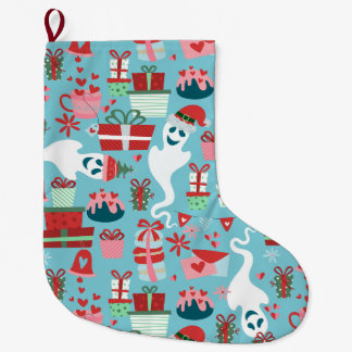 goth weihnachten horror weihnachtsmann geister bla großer weihnachtsstrumpf