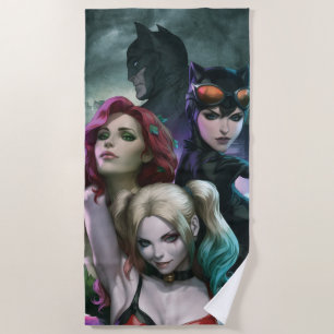 Gotham City Sirens #1000 Comic Cover Variante Strandtuch
