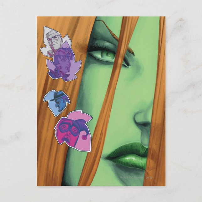 Gotham City Sirens CV8 Postkarte (Vorderseite)