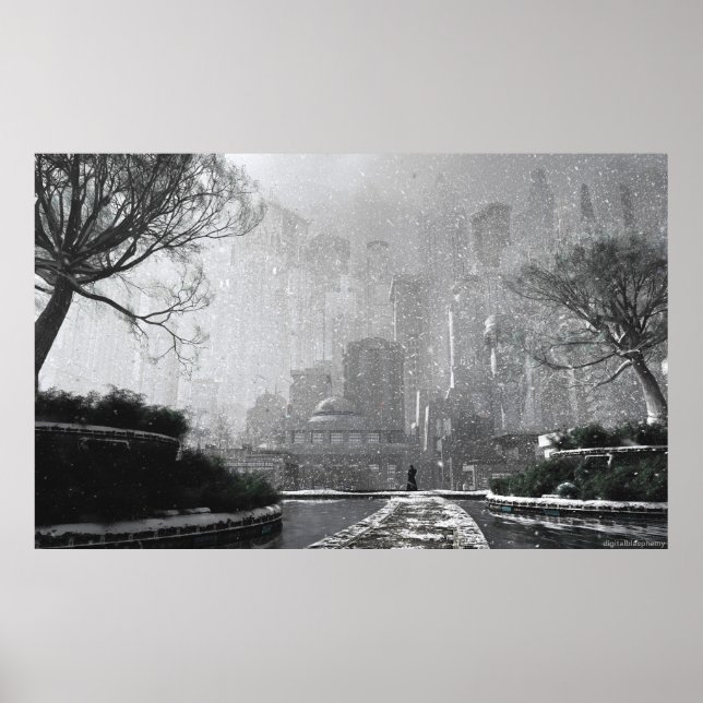 Gotham Garden (Winter) Poster (Vorne)