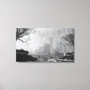 Gotham Garten (Winter) Leinwanddruck