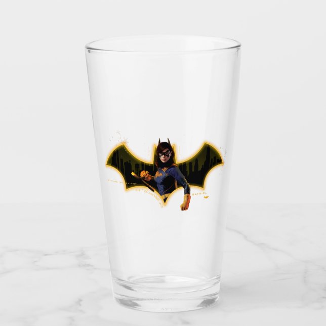 Gotham Knights Batgirl im Logo Glas (Vorderseite)