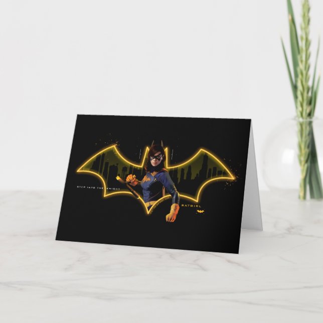 Gotham Knights Batgirl im Logo Karte (Vorderseite)