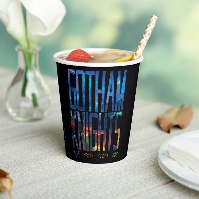 Gotham Knights City Letting Pappbecher (In Situ)