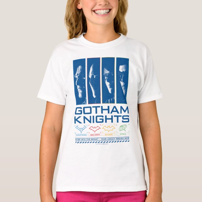 Gotham Knights Face Panels T-Shirt (Vorderseite)