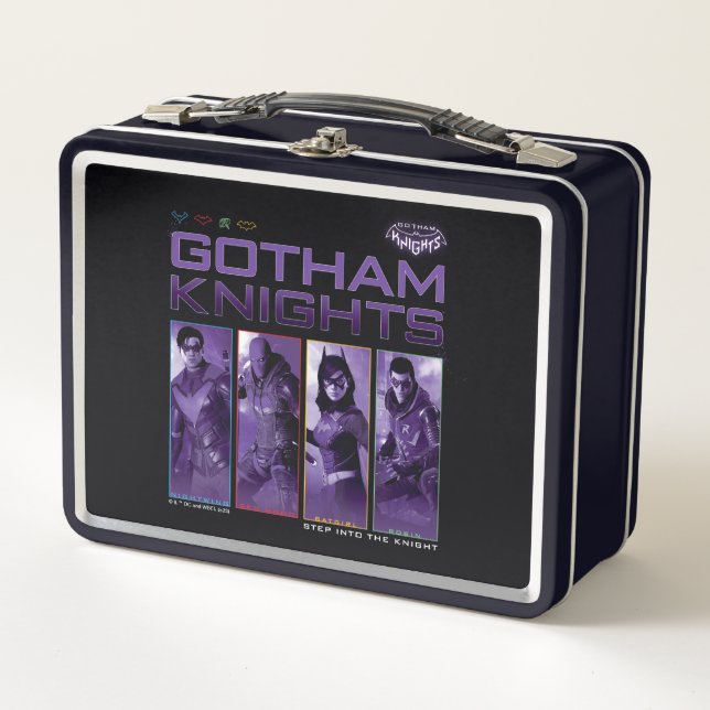 Gotham Knights Hero Panels Metall Brotdose (Vorderseite)