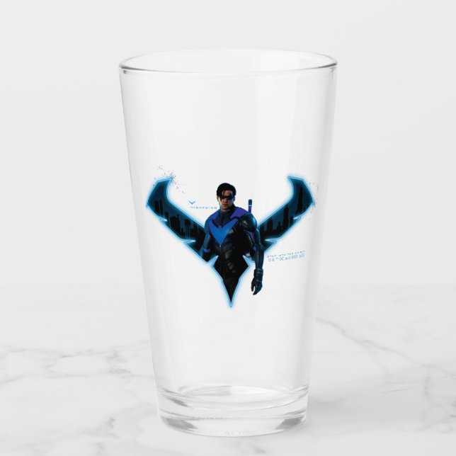 Gotham Knights Nachts in Logos Glas (Vorderseite)