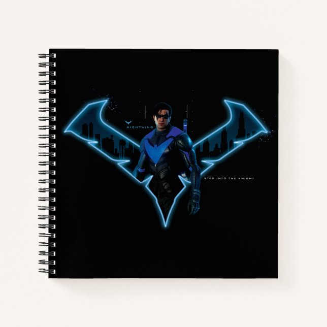 Gotham Knights Nachts in Logos Notizbuch (Vorderseite)