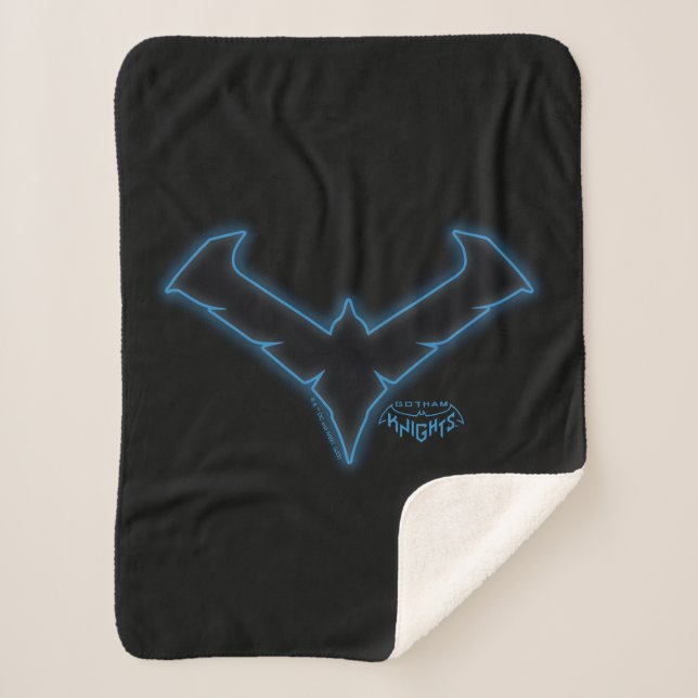 Gotham Knights-Nachts-Logo Sherpadecke (Vorderseite)
