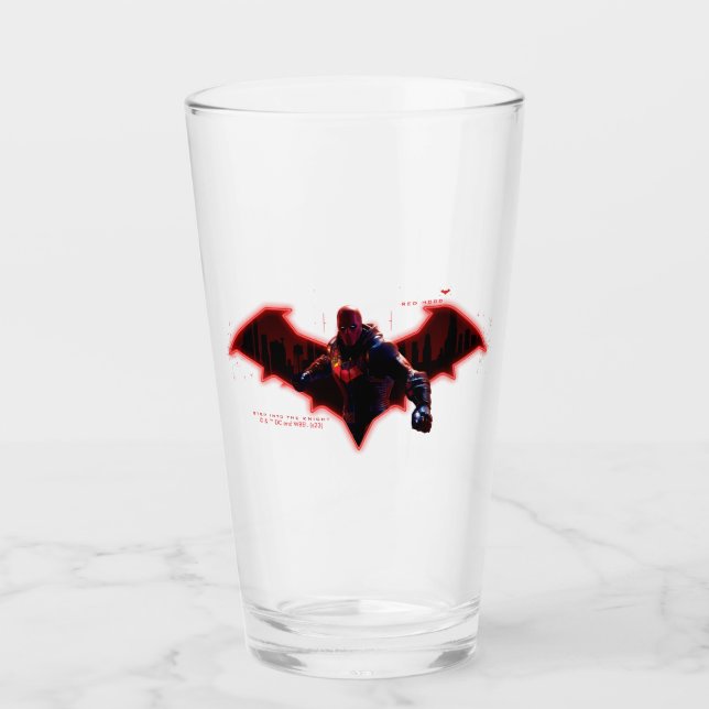 Gotham Knights Red Hood in Logo Glas (Vorderseite)