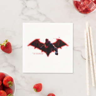 Gotham Knights Red Hood in Logo Serviette