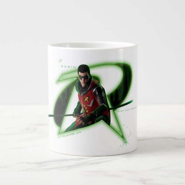 Gotham Knights Robin-Logo Jumbo-Tasse (Vorderseite)