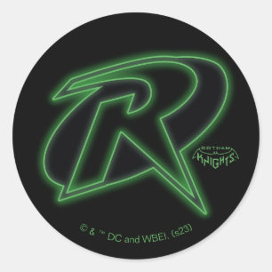 Gotham Knights Robin Logo Runder Aufkleber