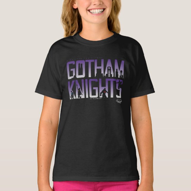Gotham Knights-Silhouetten T-Shirt (Vorderseite)