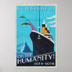 GothCruise 13: Oh Die Menschheit Wandposter Poster