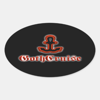 GothCruise Logo Oval Aufkleber