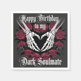 Gothday Design für Ihre dunkle Seelenverwandte Serviette