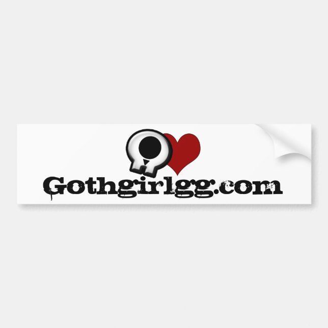 Gothgirlgg.com-Autoaufkleber Autoaufkleber (Vorne)