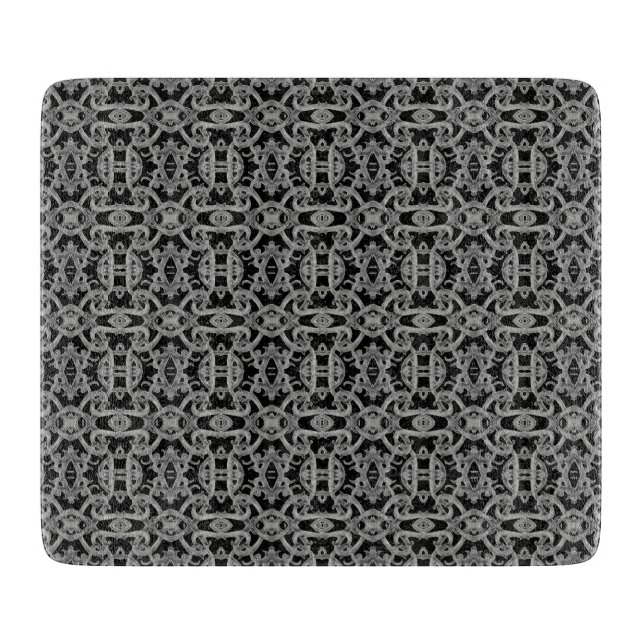 GOTHIC 6x7 Glas Cutting Board Schneidebrett (Vorderseite)