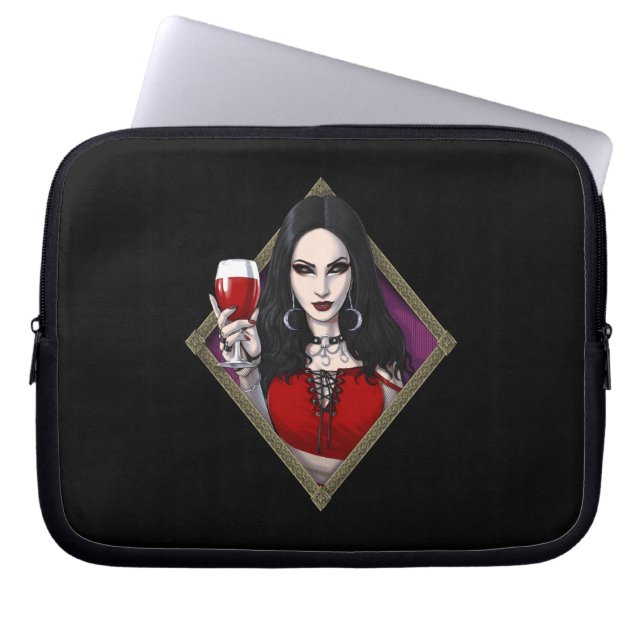 Gothic Alien Witch Laptopschutzhülle (Vorderseite)