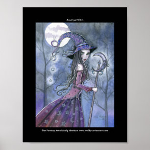 Gothic Amethyst Hexenposter von Molly Harrison Poster