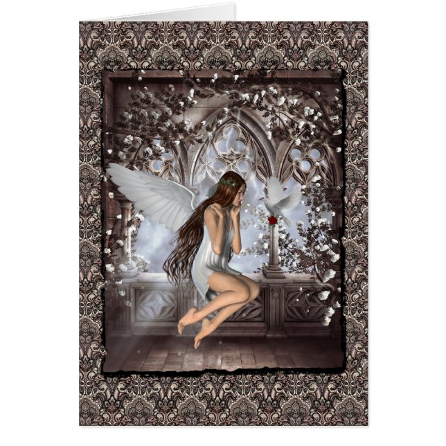 Gothic Angel und ihre Taube (Vorne)