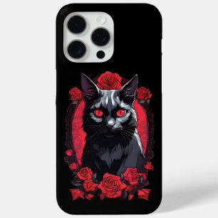 Gothic Animal Portrait Schwarze Katze Case-Mate iPhone Hülle