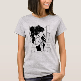 Gothic Anime Woman T-Shirt