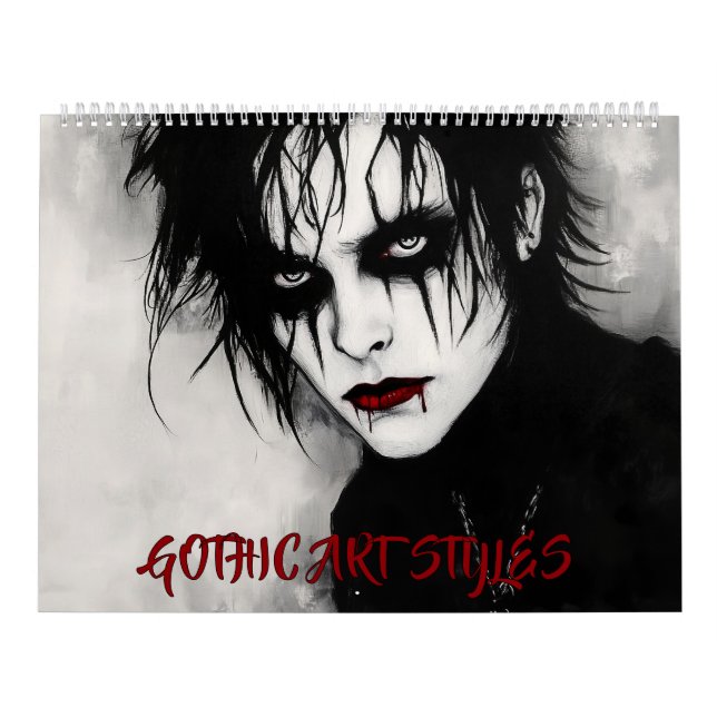 Gothic Art Styles Calendar Kalender (Titelbild)