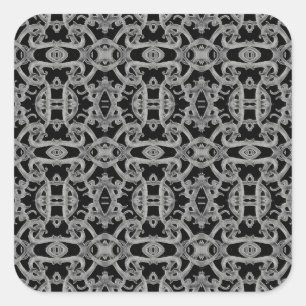 GOTHIC Autocollants Carrés Grandes Tailles